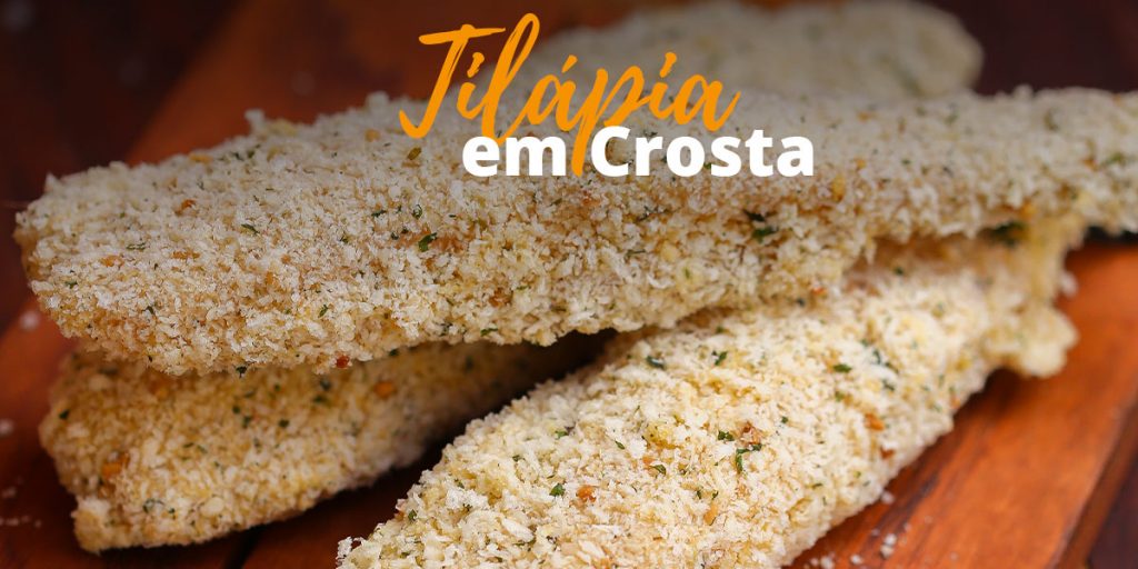 Tilápia em Crosta à Parmegiana